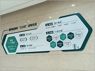 國網(wǎng)能源研究院導視文化墻設(shè)計制作案例